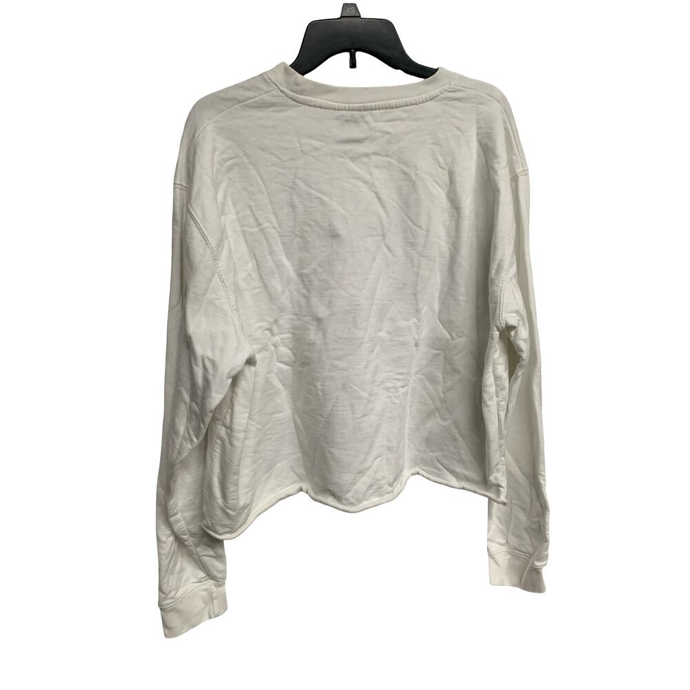 Bohemian Cowgirl “Giddy Up” Graphic Cropped Sweatshirt XL White Western Country - Picture 2 of 3